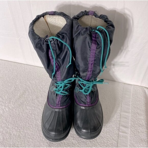 Vintage Sorel Navy Blue insulated Winter Boots 11 - Picture 4 of 16